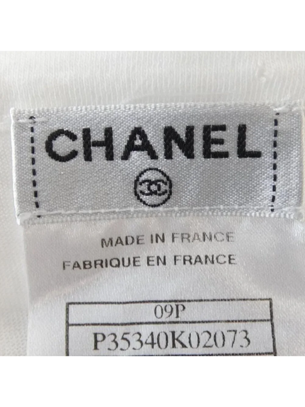 Chanel T-Shirt White 46 Translucency